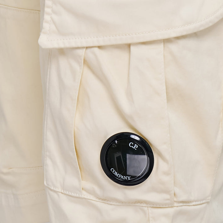 Stretch Sateen Cargo Lens Shorts