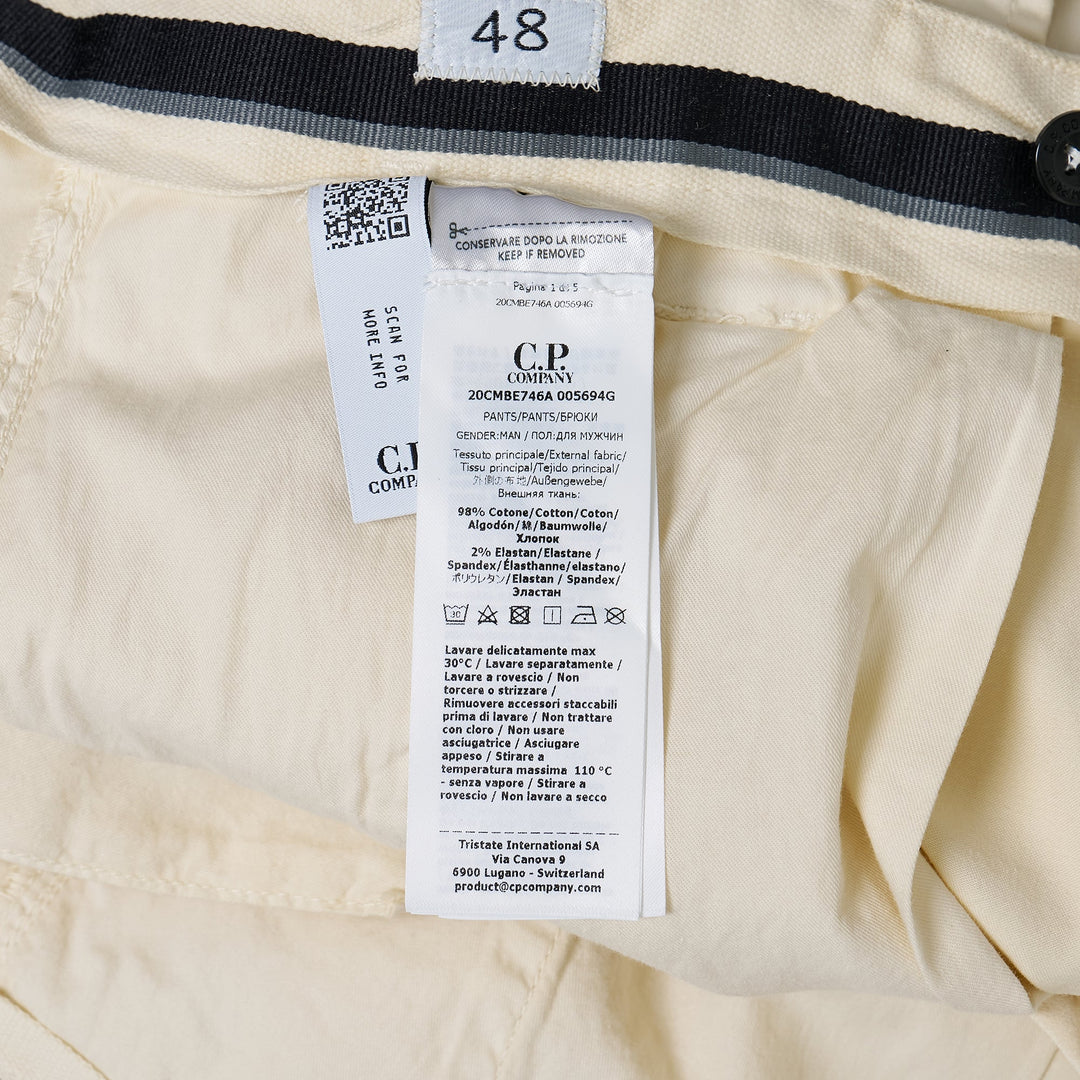 Stretch Sateen Cargo Lens Shorts