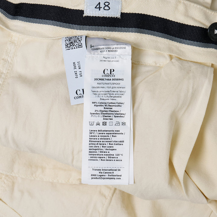 Stretch Sateen Cargo Lens Shorts