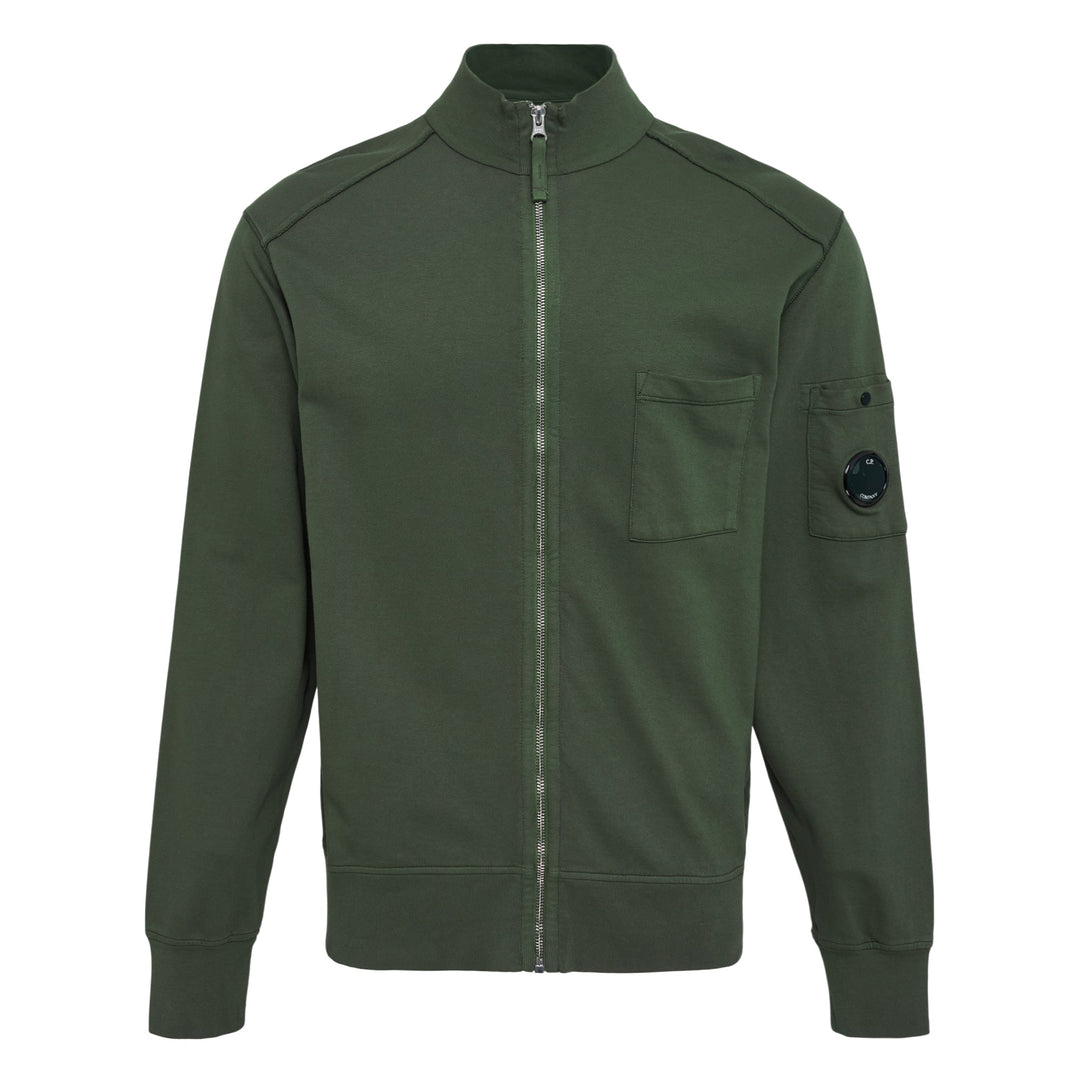 Light Fleece Zip Lens Sweatshirt