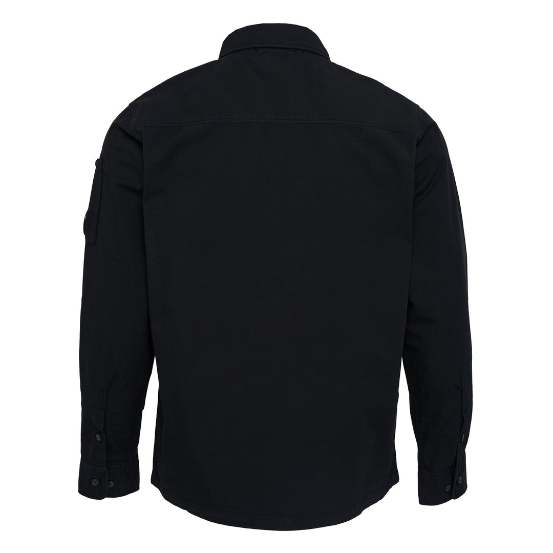 Organic Gabardine Zipped Lens Top