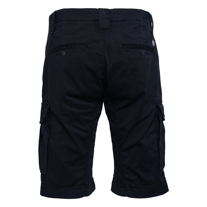 Stretch Sateen Cargo Lens Shorts