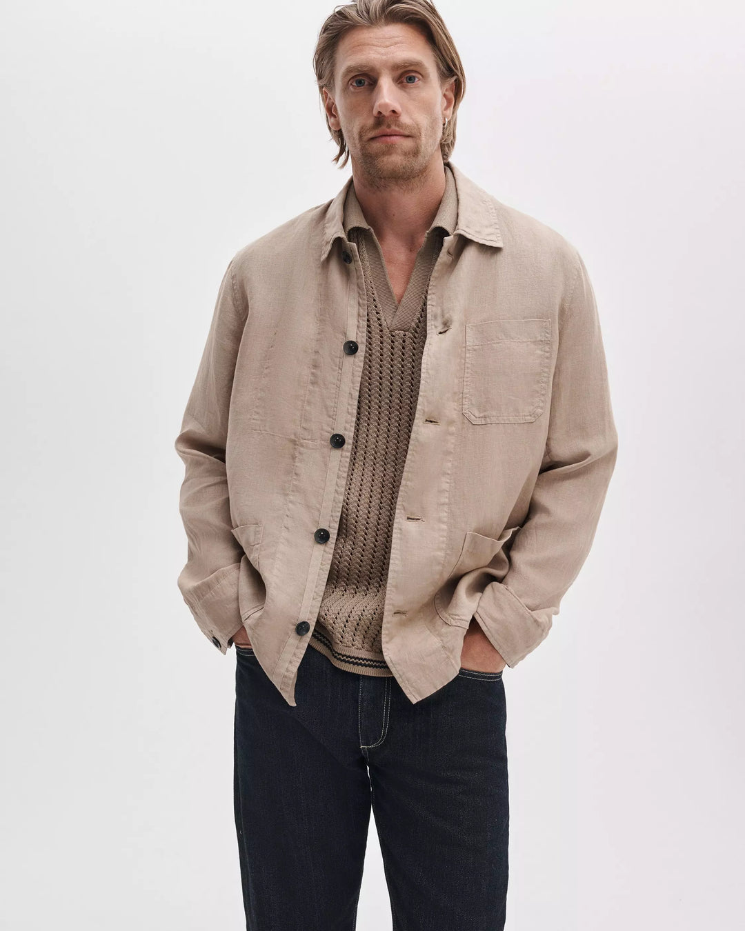 Evan Linen Chore Jacket