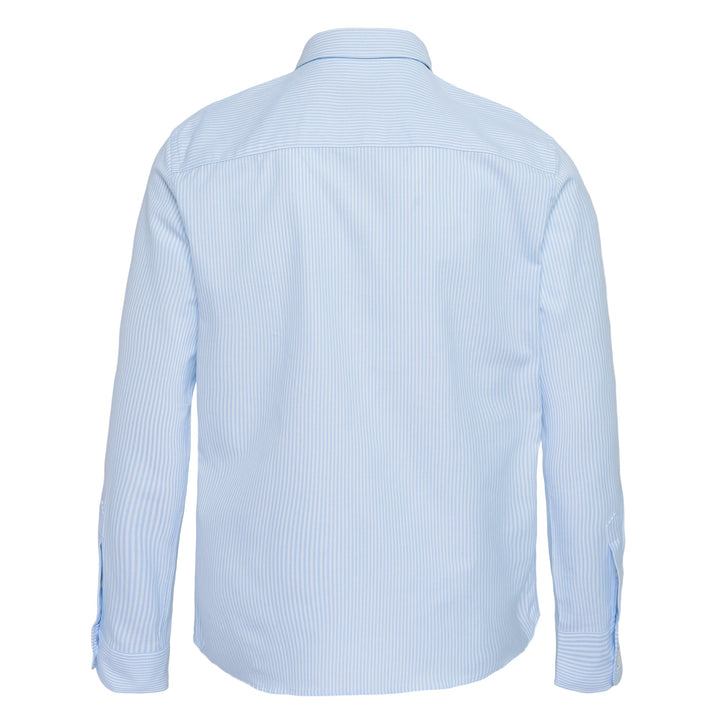 Long Sleeve Contrasted Button Shirt