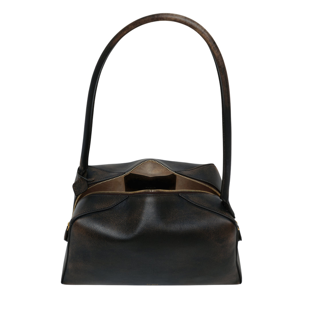 ALAIA Le Bulldog Medium Treated Calfskin Handbag – Available at Club 21, Official Retailer in Singapore, Malaysia & Thailand with Global Shipping Online