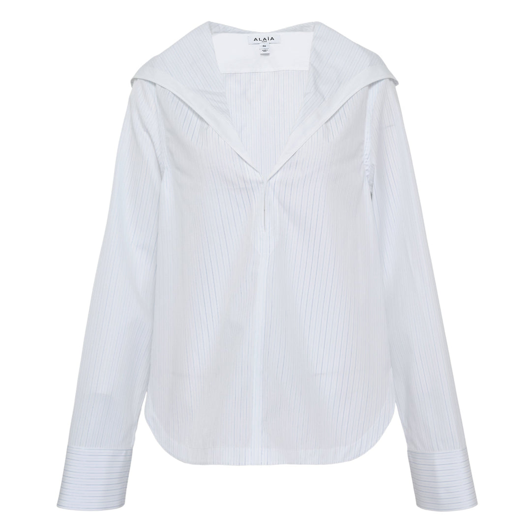 Hooded Shirt Cotton Poplin