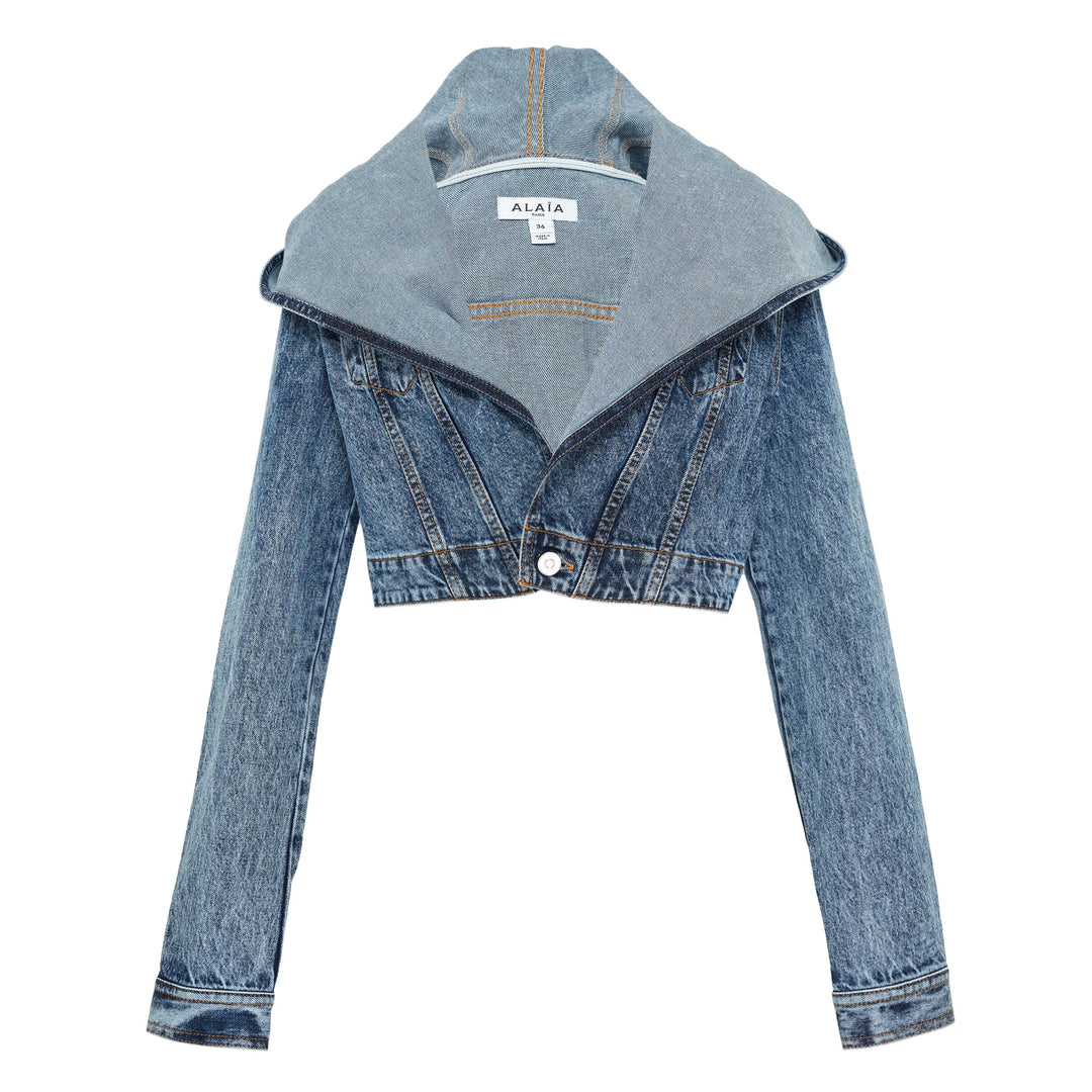 Hooded Denim Jacket