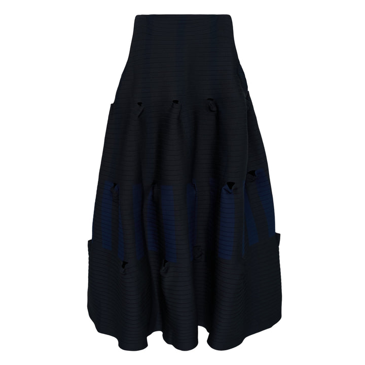 Terraced Sleeveless Mini Dress