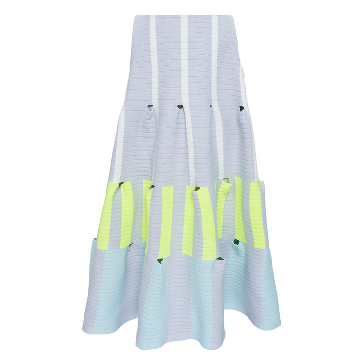 Terraced Sleeveless Mini Dress