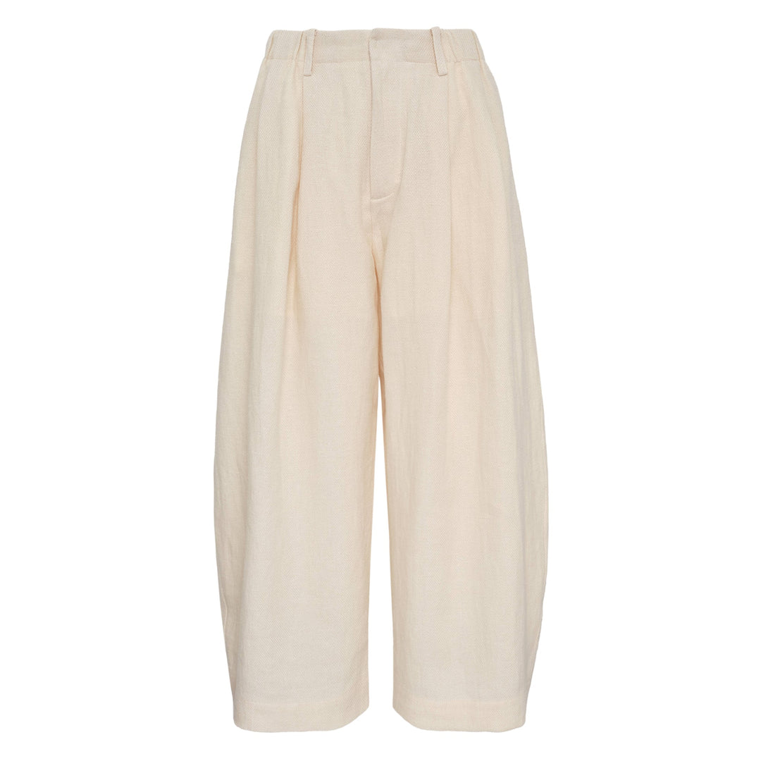 Cocoon Cotton Linen Midi Pants