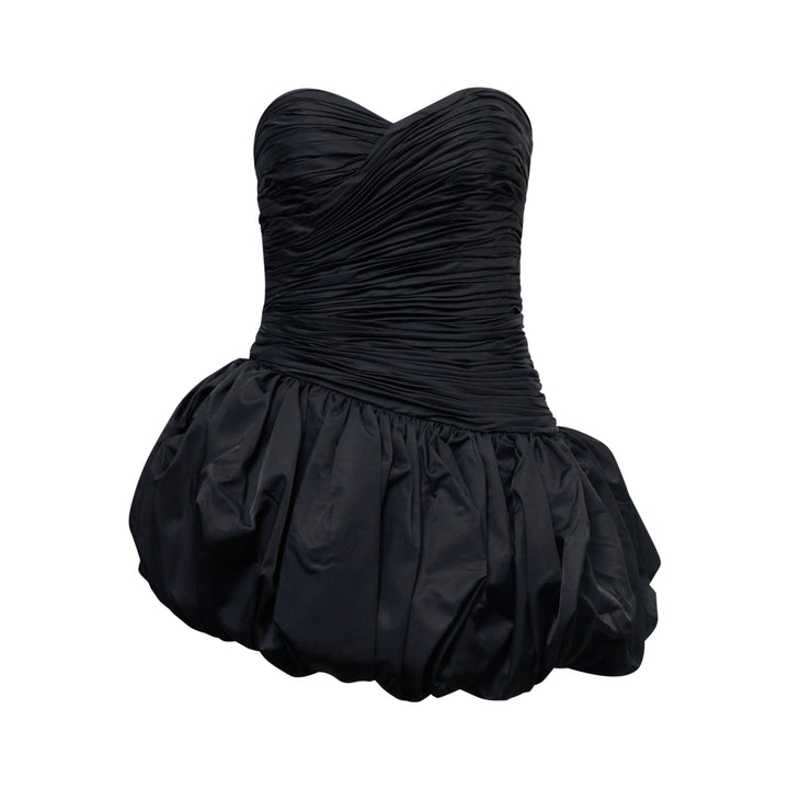 Balloon Draped Mini Dress