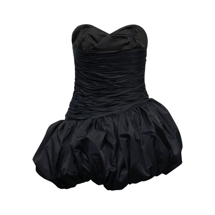 Balloon Draped Mini Dress