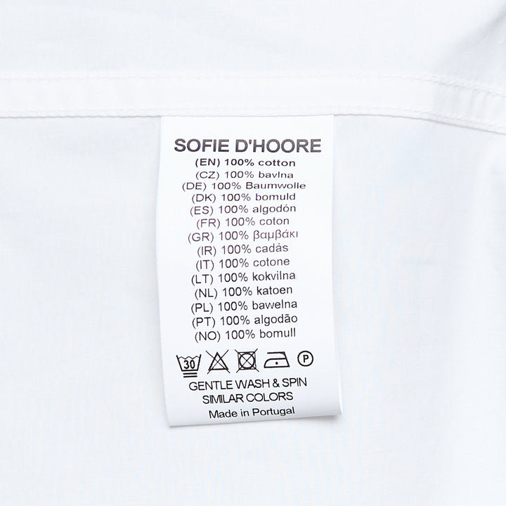 Sofie D'Hoore Round Shirt – Available at Club 21, Official Retailer in Singapore, Malaysia & Thailand with Global Shipping Online