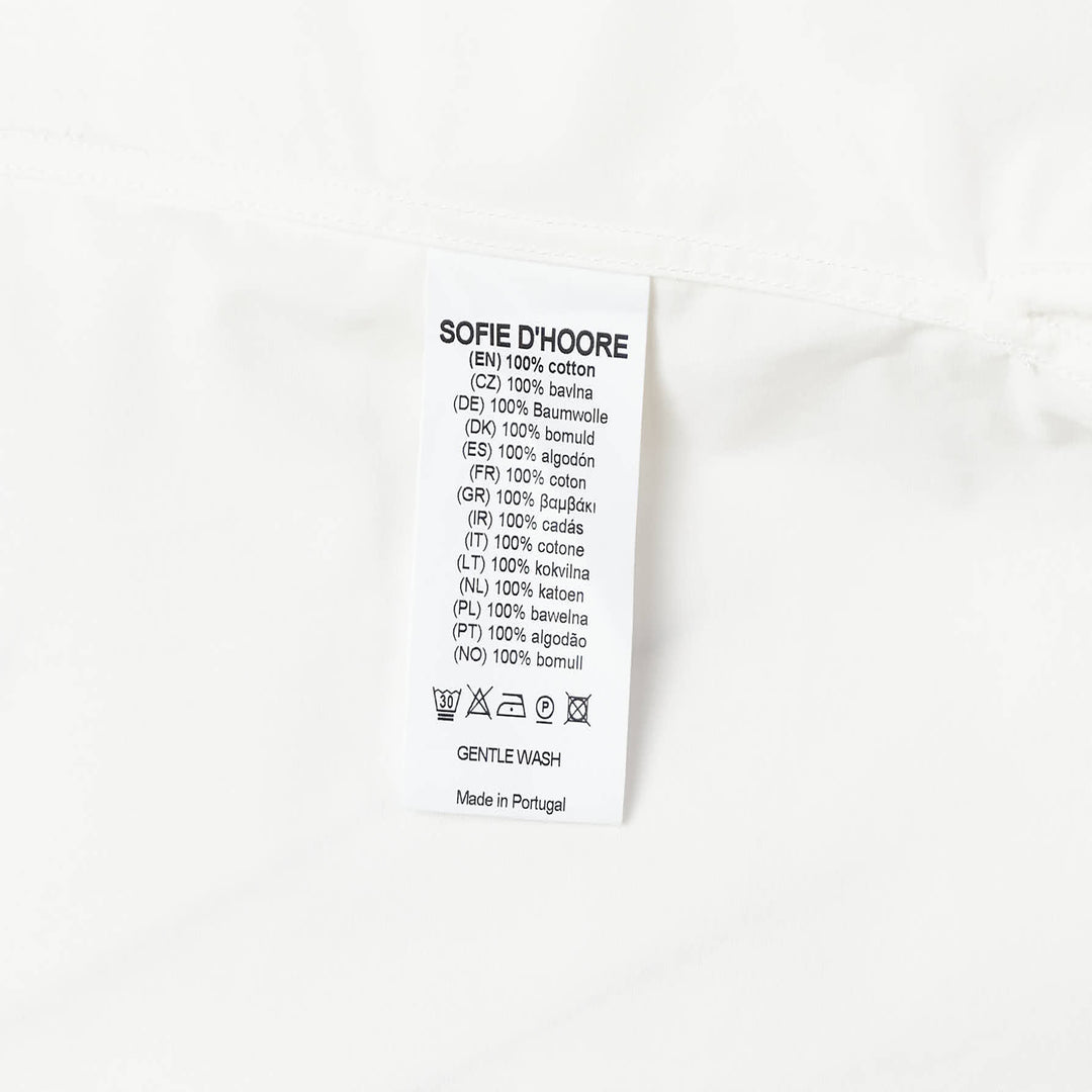 Long Sleeve Round Neck Pocket Blouse