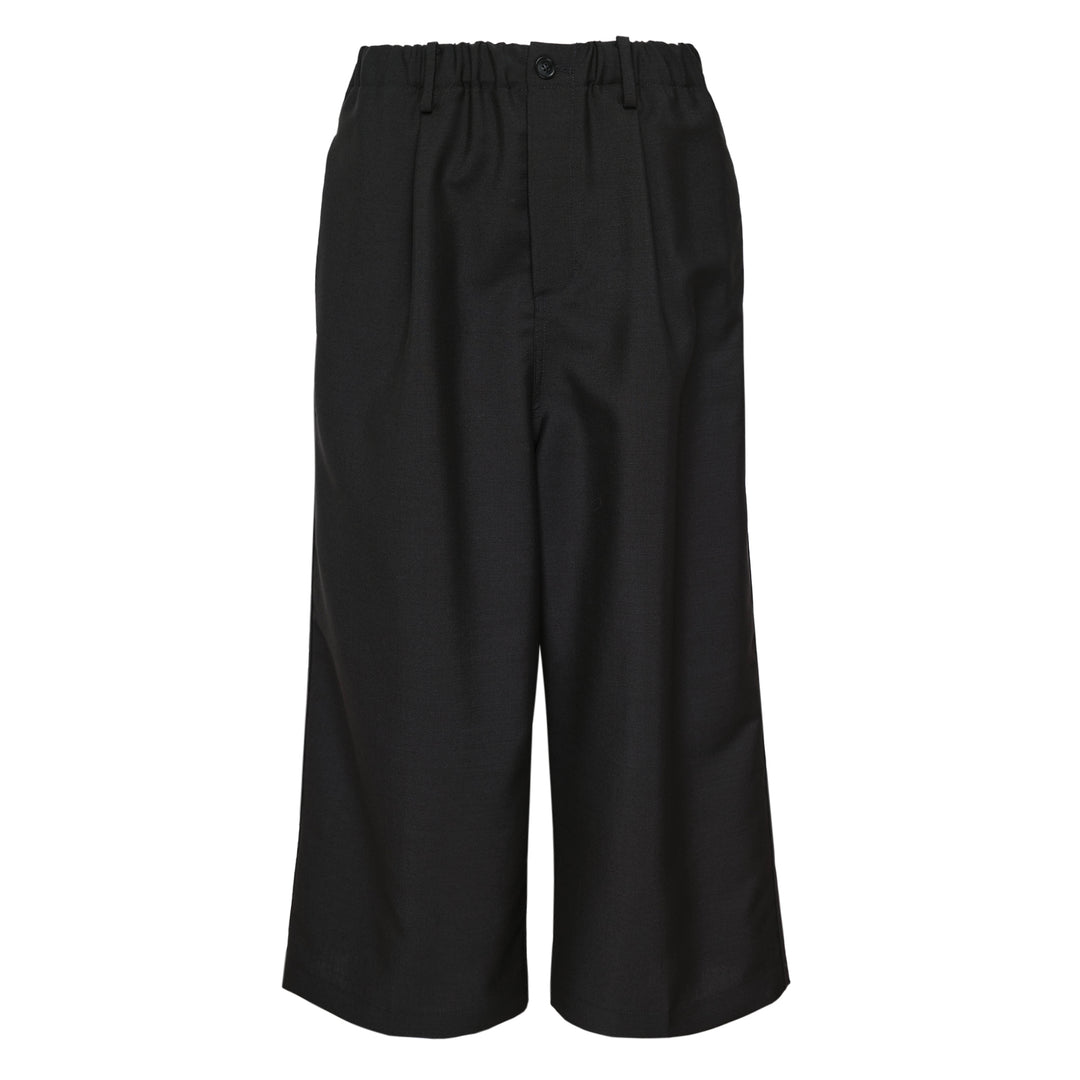 Crop Bermuda With Elastic Waist