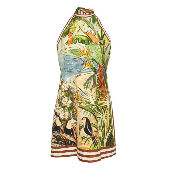 Toucan Tango Halter Mini Dress