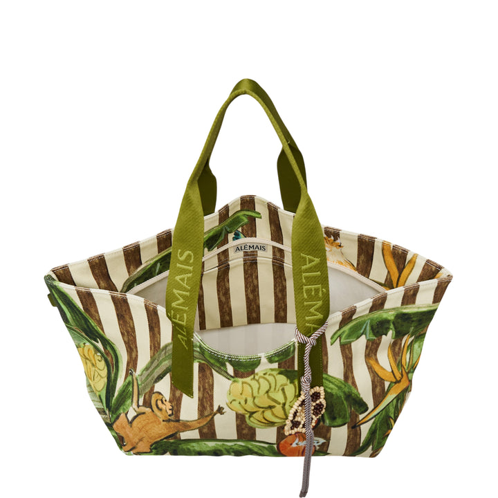 Toucan Tango Canvas Beach Tote