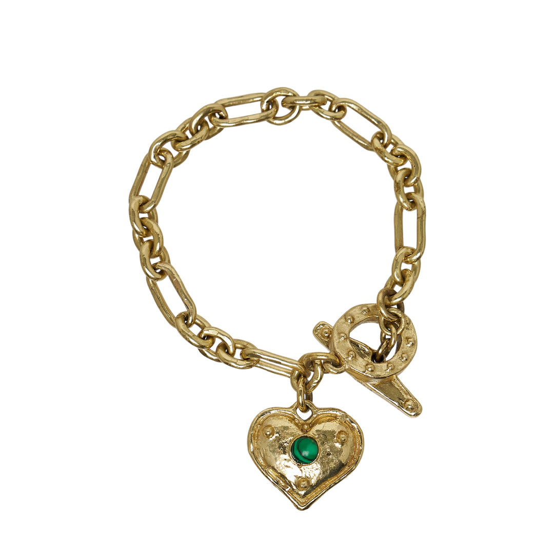 Jem Heart Charm Bracelet
