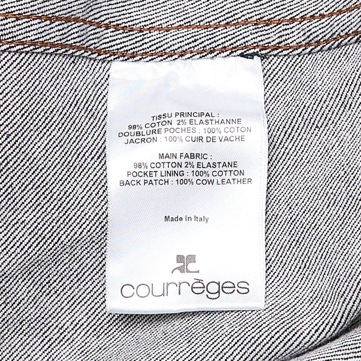 Courrèges Sleeveless Denim Bomber Jacket – Available at Club 21, Official Retailer in Singapore, Malaysia & Thailand with Global Shipping Online