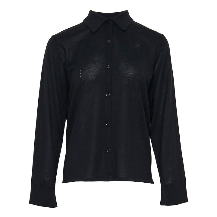 Courrèges Merinos Polo Cardigan – Available at Club 21, Official Retailer in Singapore, Malaysia & Thailand with Global Shipping Online