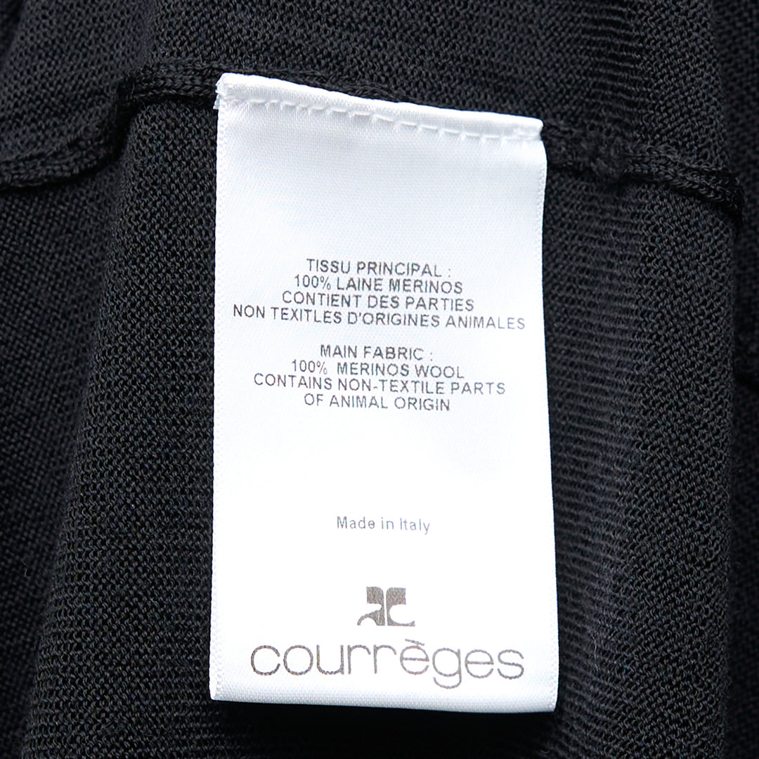Courrèges Merinos Polo Cardigan – Available at Club 21, Official Retailer in Singapore, Malaysia & Thailand with Global Shipping Online