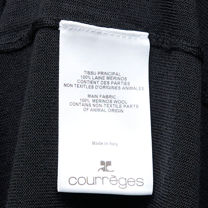 Courrèges Merinos Polo Cardigan – Available at Club 21, Official Retailer in Singapore, Malaysia & Thailand with Global Shipping Online