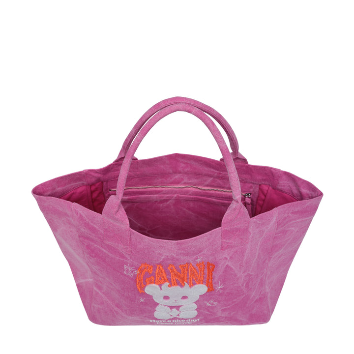 GANNI Medium Trapeze Shopper – Available at Club 21, Official Retailer in Singapore, Malaysia & Thailand with Global Shipping Online
