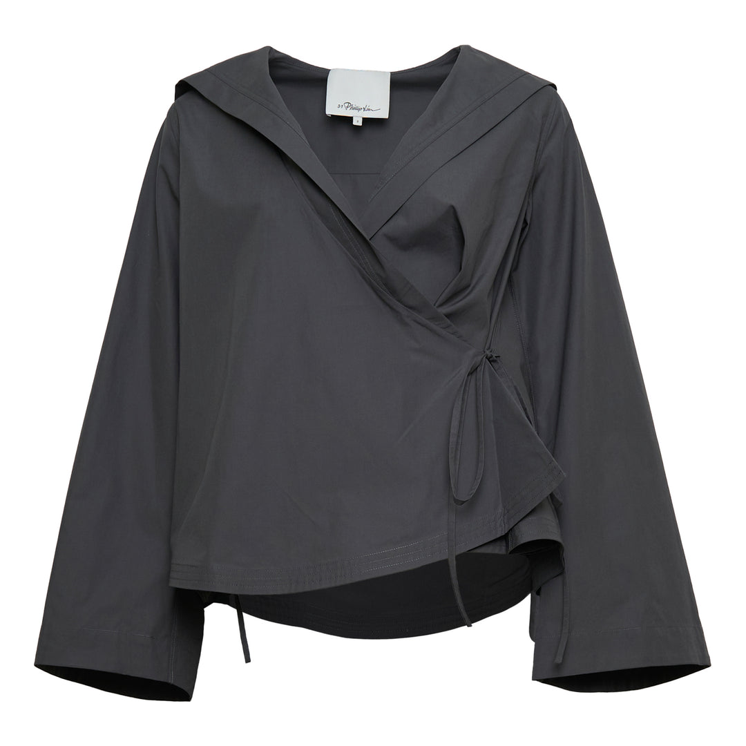 3.1 Phillip Lim Sailor Wrap Shirt – Available at Club 21, Official Retailer in Singapore, Malaysia & Thailand with Global Shipping Online