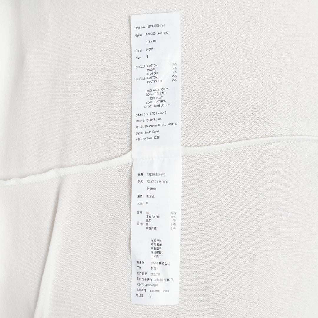 Folded Layered T-Shirt