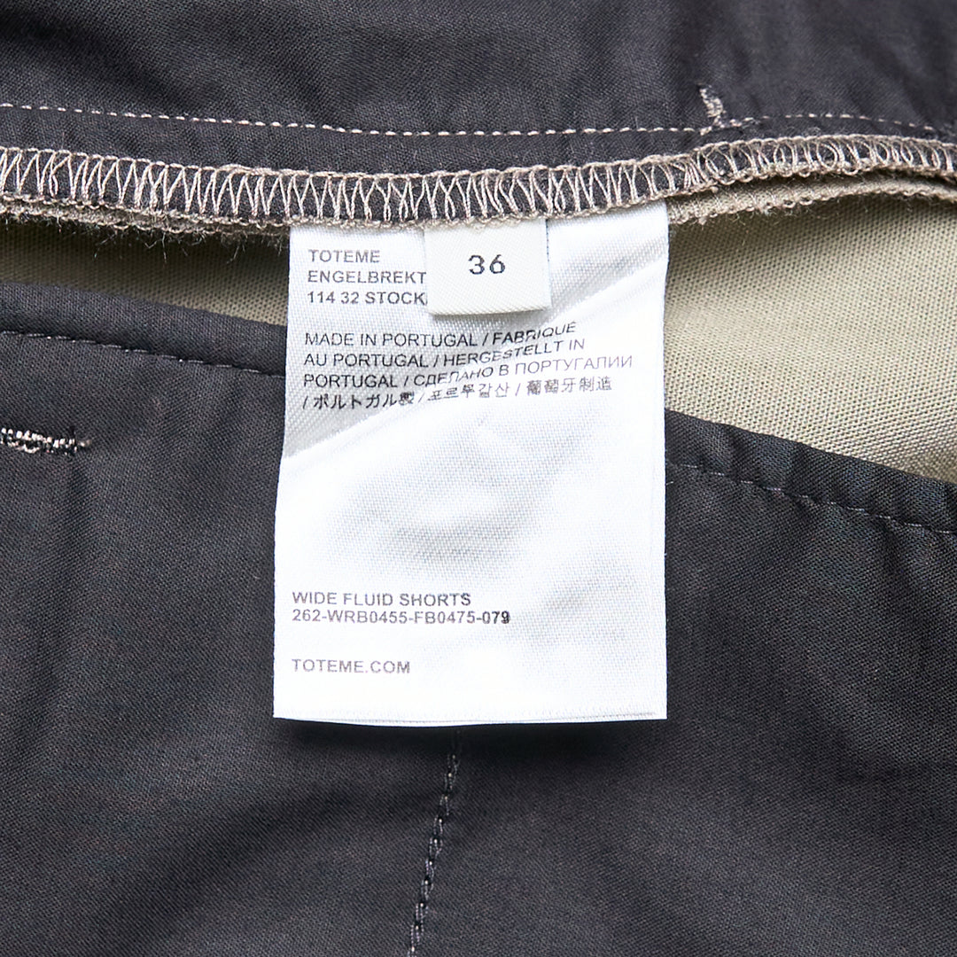 TOTEME Wide Fluid Shorts – Available at Club 21, Official Retailer in Singapore, Malaysia & Thailand with Global Shipping Online