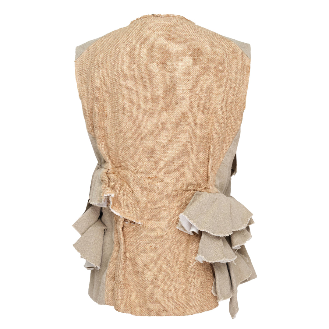 COMME des GARCONS Linen Canvas x Jute Vest – Available at Club 21, Official Retailer in Singapore, Malaysia & Thailand with Global Shipping Online