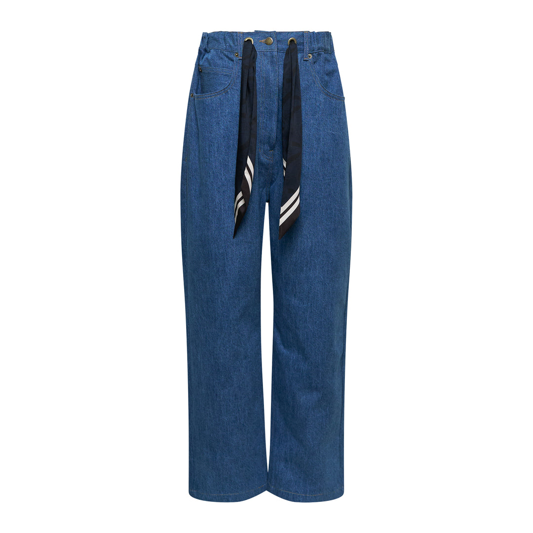 YCH Drawstring Elastic Waist Jeans – Available at Club 21, Official Retailer in Singapore, Malaysia & Thailand with Global Shipping Online
