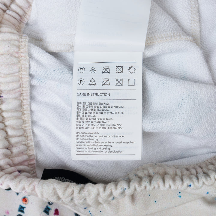 White Trompe-L'oeil Printed Sweatpants