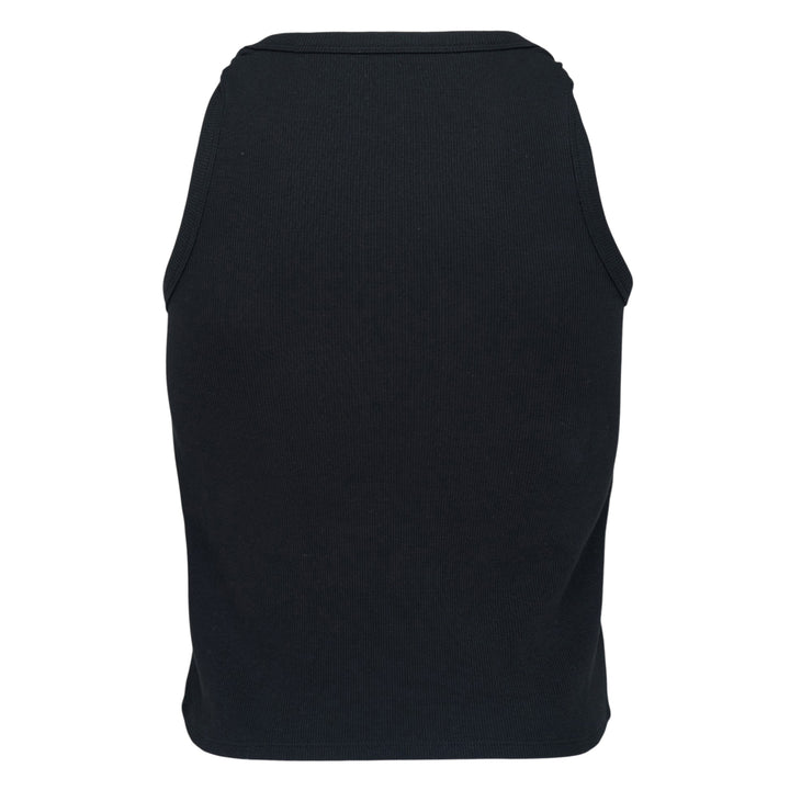 Black Logo Sleeveless Top