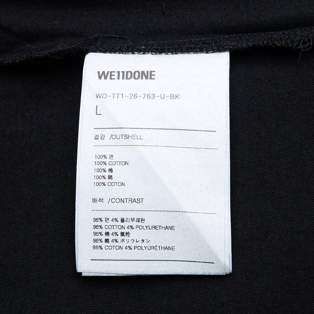 We11done Black Sticker Monster T-Shirt – Available at Club 21, Official Retailer in Singapore, Malaysia & Thailand with Global Shipping Online