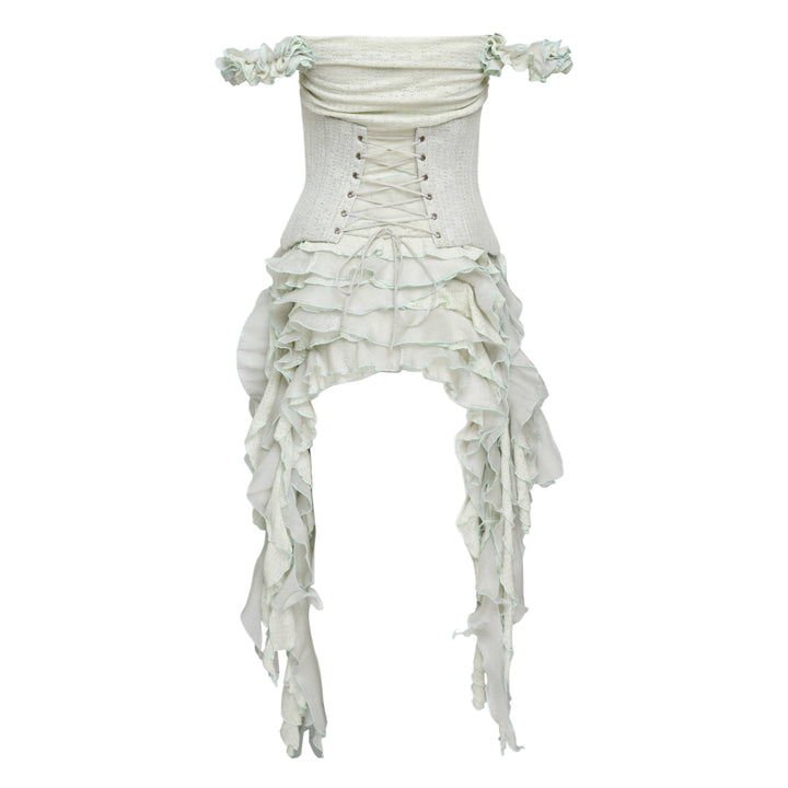 Strapless Ruffle Dress