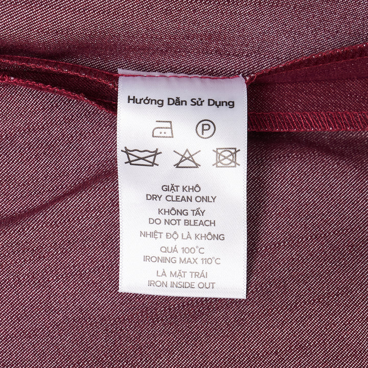 Burgundy Ruffle Zip Jacket