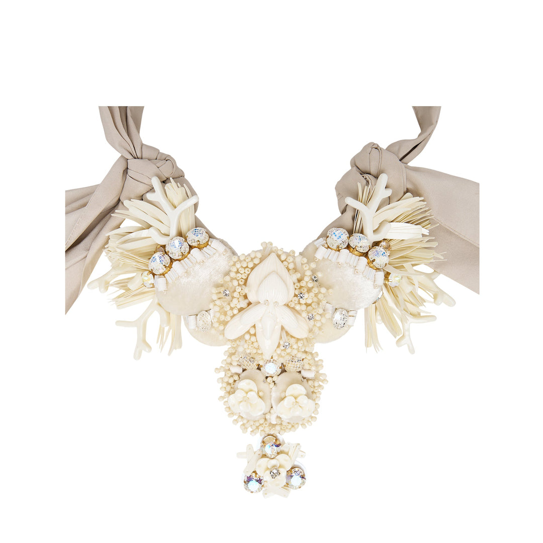 Mix Crystals Beads Embellished Necklace