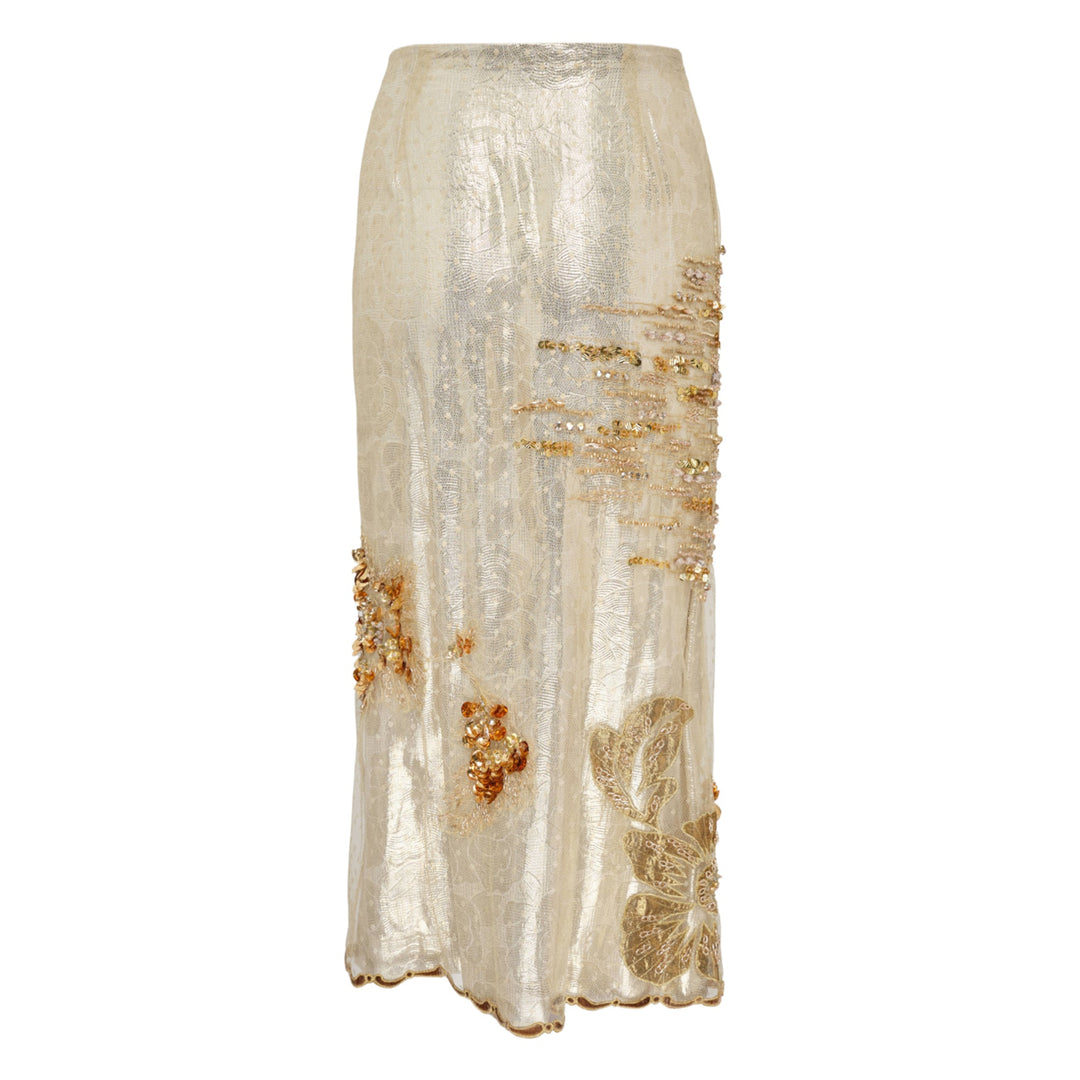 Embellished Mix Tulle Skirt