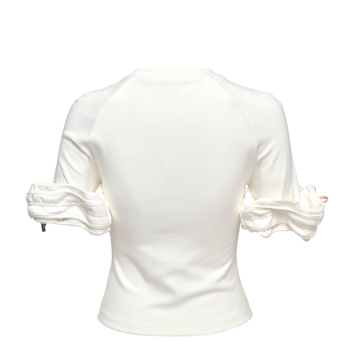 Realtime Angel Ruffle Cuff Tee