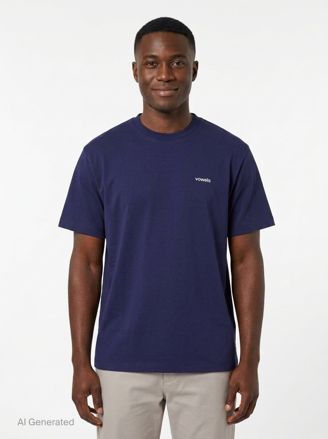 Classic Short Sleeve Tee | Vowels | Club21 - front