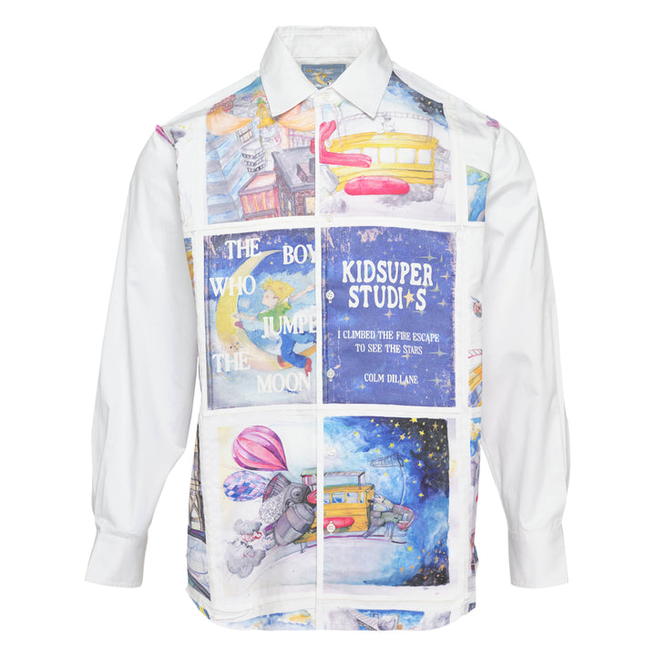 KidSuper Studios Book Pages Patchwork Shirt – Available at Club 21, Official Retailer in Singapore, Malaysia & Thailand with Global Shipping Online