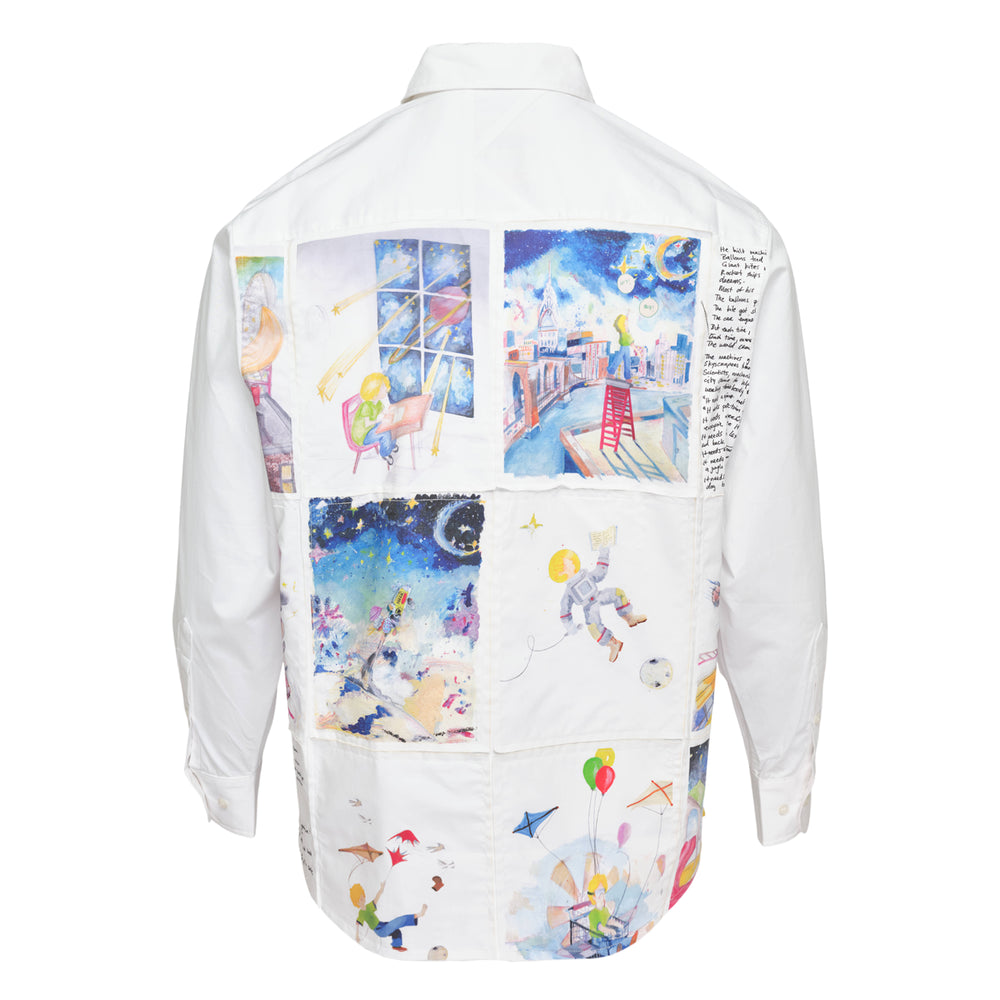 KidSuper Studios Book Pages Patchwork Shirt – Available at Club 21, Official Retailer in Singapore, Malaysia & Thailand with Global Shipping Online