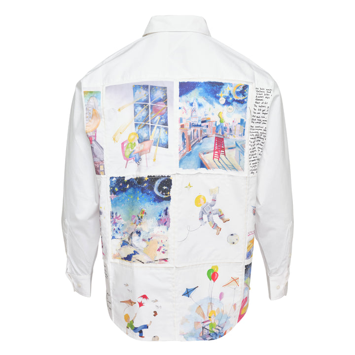 KidSuper Studios Book Pages Patchwork Shirt – Available at Club 21, Official Retailer in Singapore, Malaysia & Thailand with Global Shipping Online