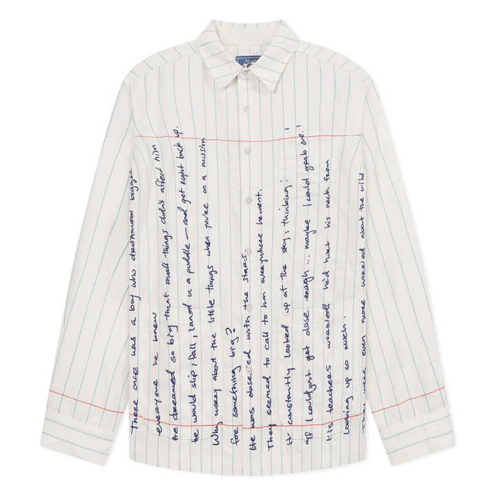 KidSuper Studios Paper Handwriting Overshirt – Available at Club 21, Official Retailer in Singapore, Malaysia & Thailand with Global Shipping Online