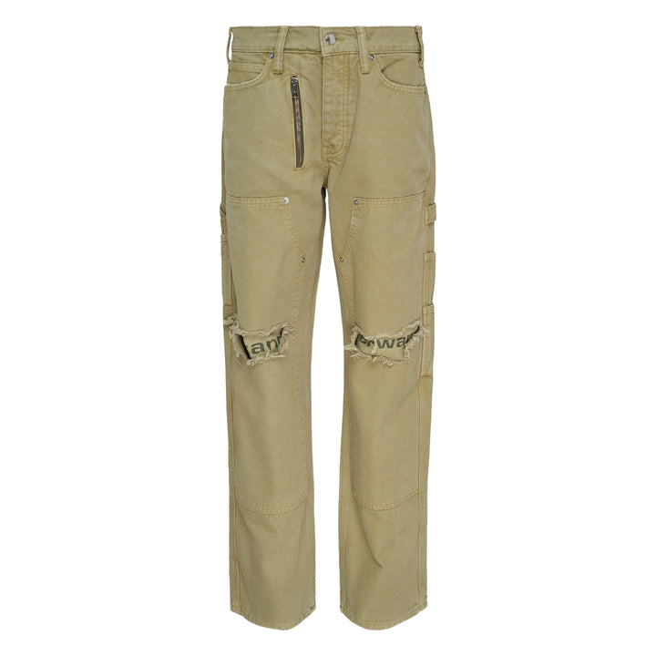 Mid Rise Carpenter Pants With Zip