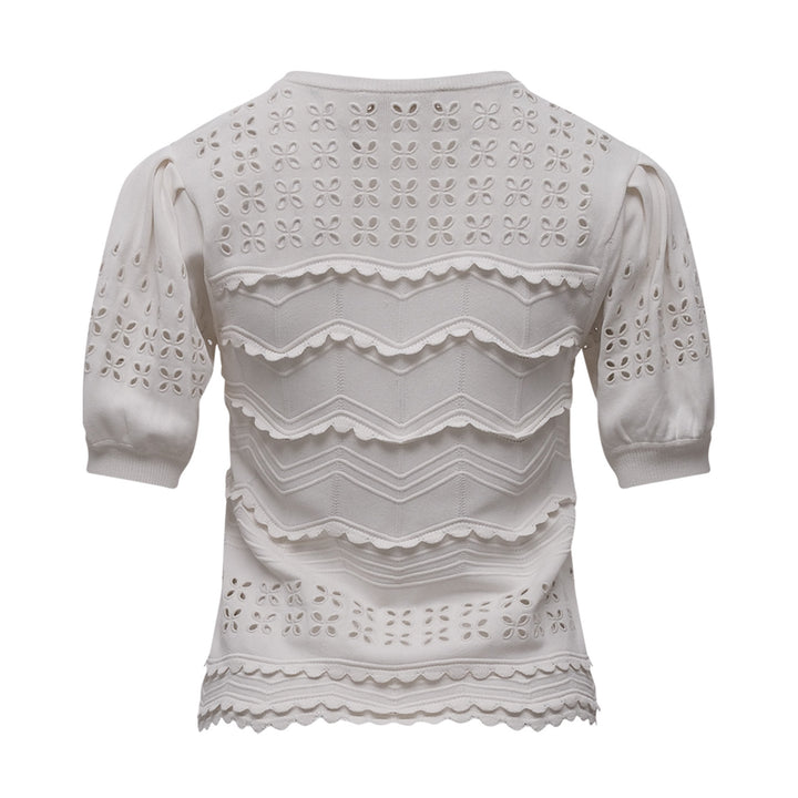 Ulla Johnson Marcelena Eyelet Knit Top – Available at Club 21, Official Retailer in Singapore, Malaysia & Thailand with Global Shipping Online