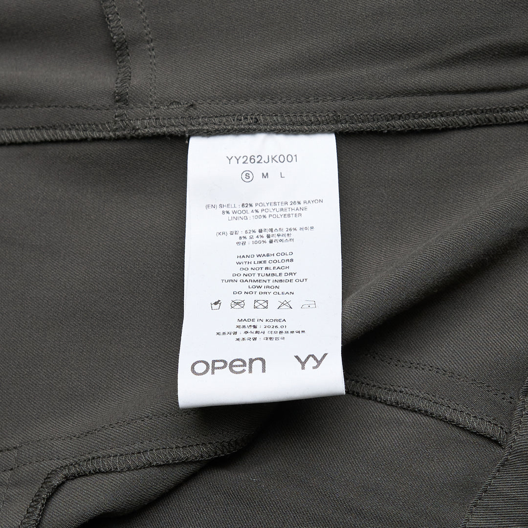 OPEN YY Slit Crinkled Jacket – Available at Club 21, Official Retailer in Singapore, Malaysia & Thailand with Global Shipping Online