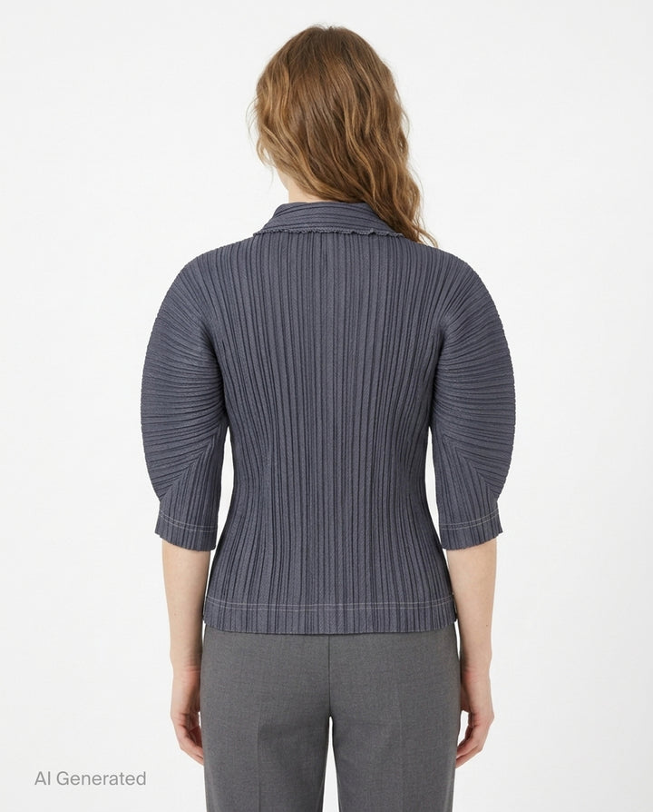 Cotton Denim | Pleats Please Issey Miyake | Club21 - back