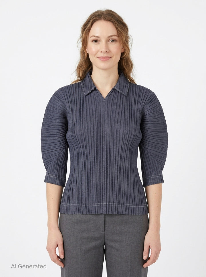 Cotton Denim | Pleats Please Issey Miyake | Club21 - front